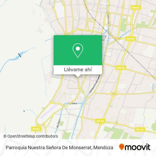 parroquia nuestra senora de montserrat godoy cruz mendoza